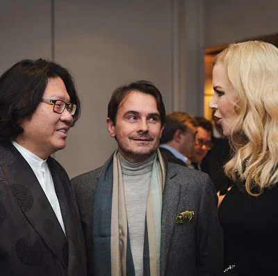 Bruno Wang with Cyril Gonzalez and Nicole Kidman | Bruno Wang Productions